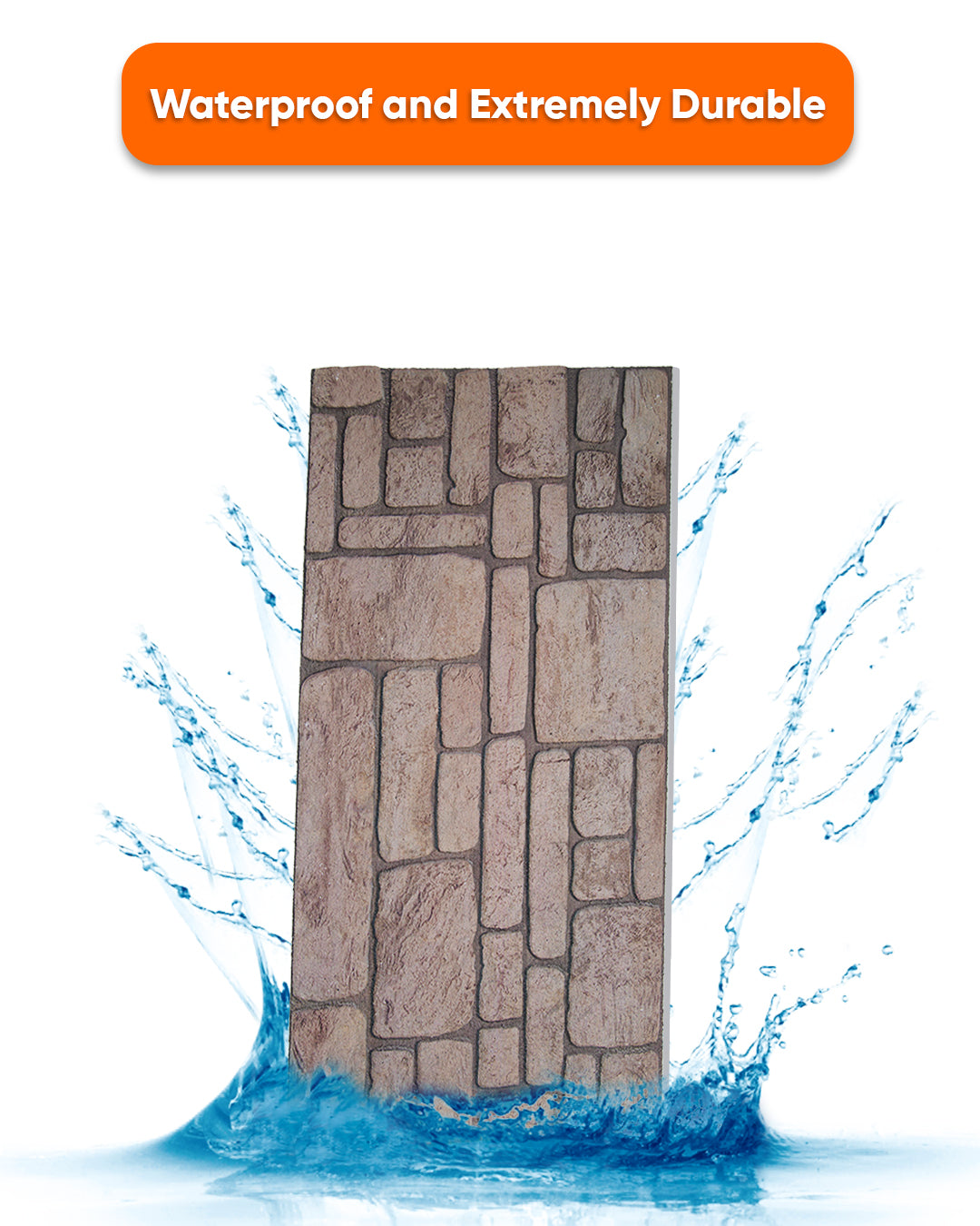 Ancient Traces K-03 3D Faux Mixed Wall Panels