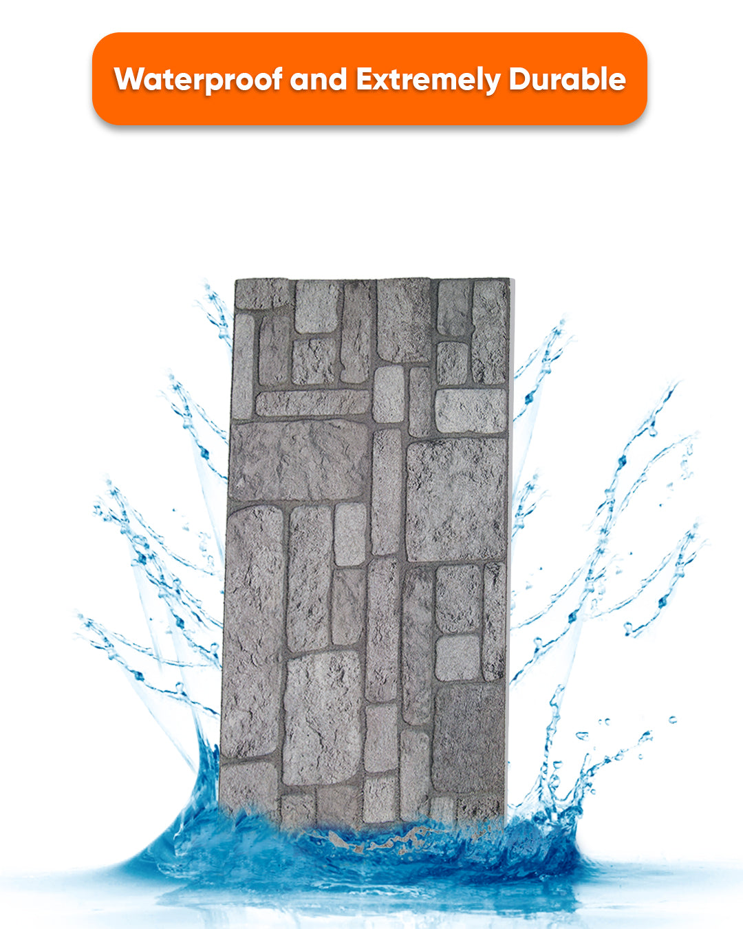 Backyard K-04 3D Brick Mixed Wall Panels