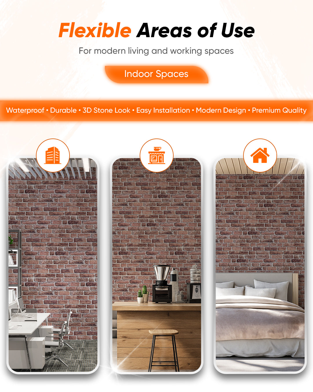 Honey Coffee L-1919 3D Wall Panels