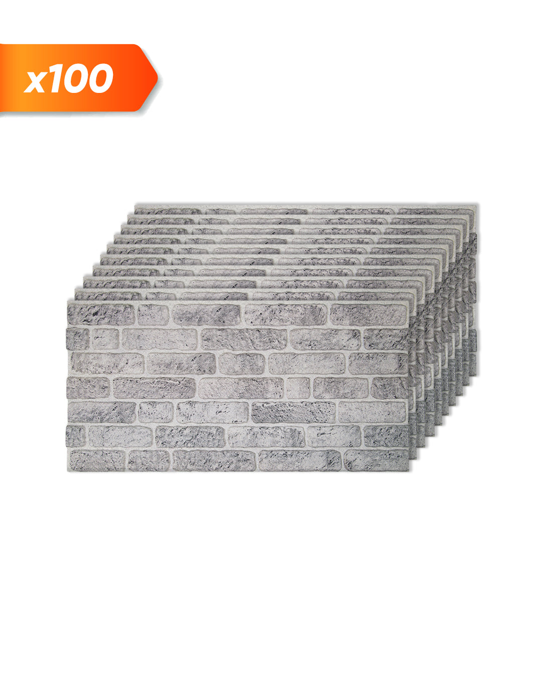 White Grey L-1702 3D Decorative Wall Panels