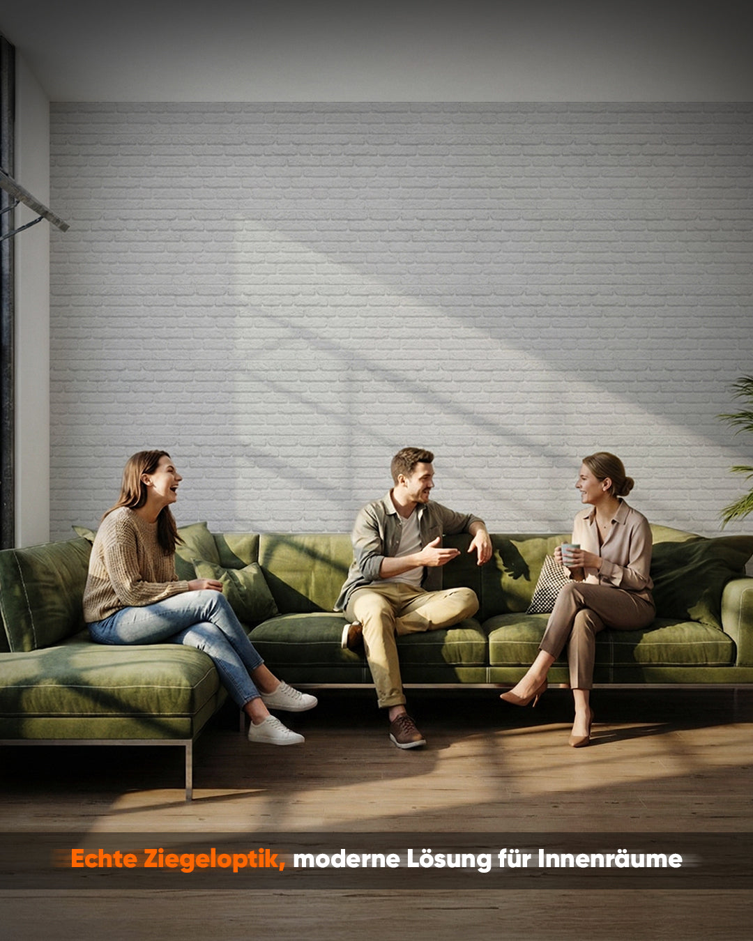 White Snow L-1900 3D White Brick Wall Panels