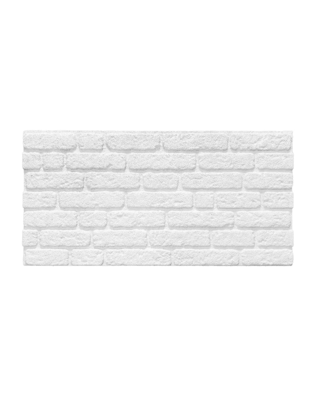 White Snow L-1900 3D White Brick Wall Panels