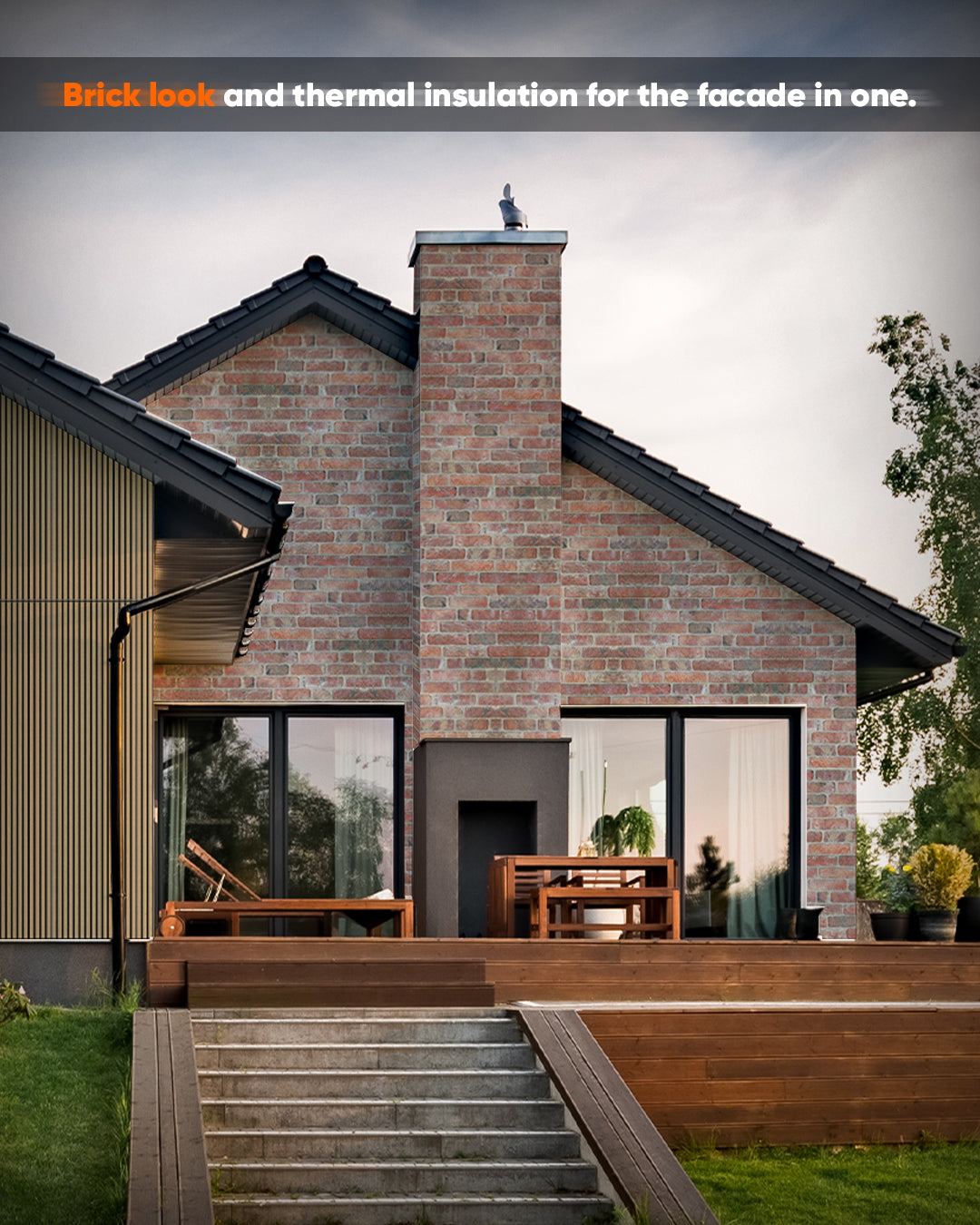 Stone Bridge L-1902 Brick Wall Panels