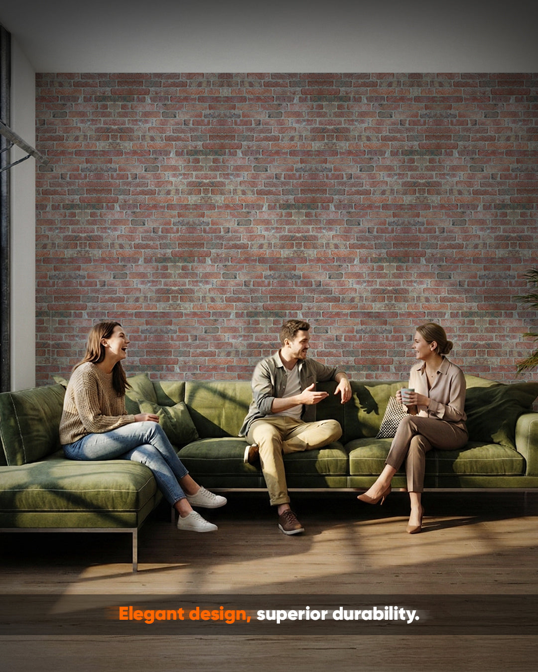 Stone Bridge L-1902 Brick Wall Panels