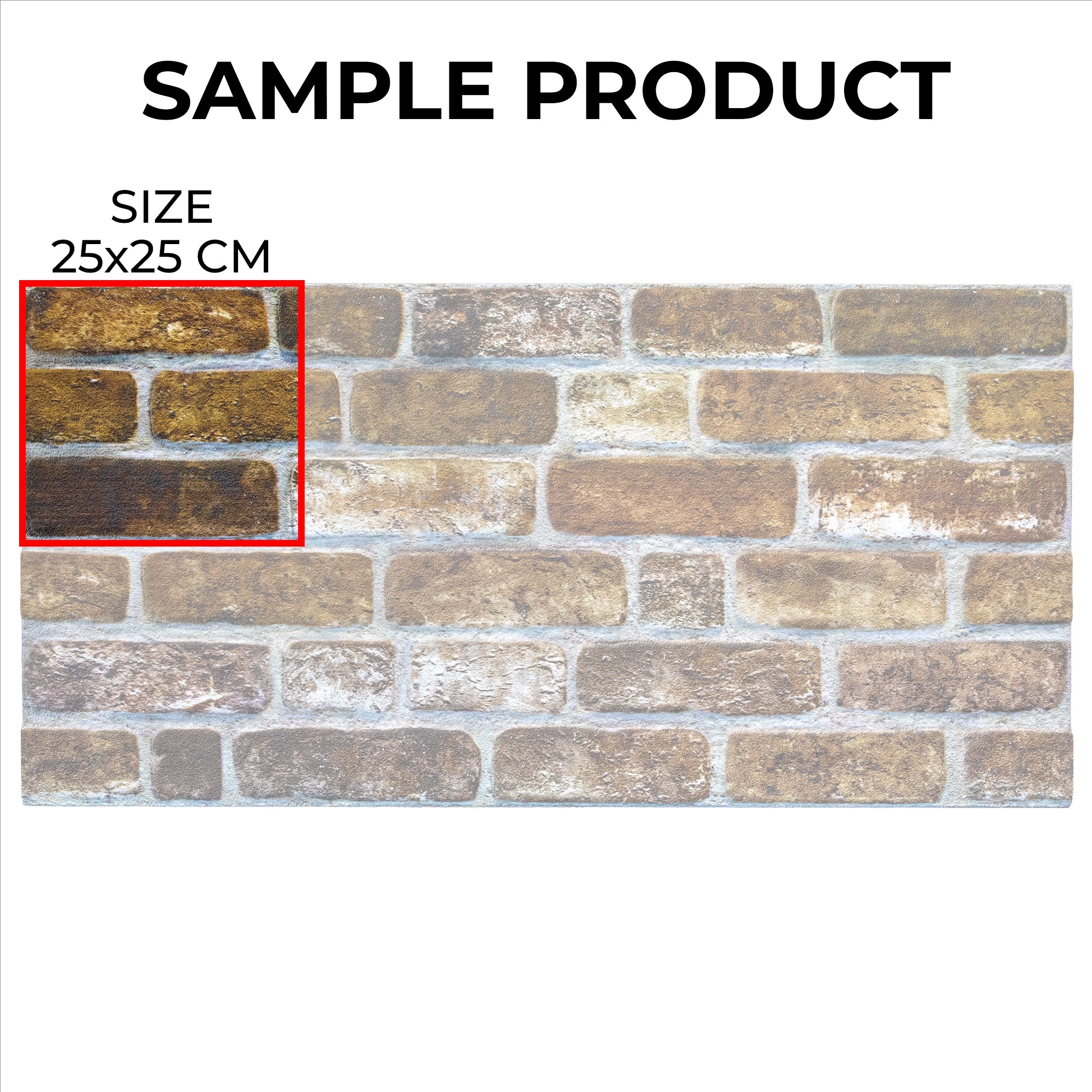 Sample Product 25x25 Old Castle L-1907 3D Decorative Wall Panels