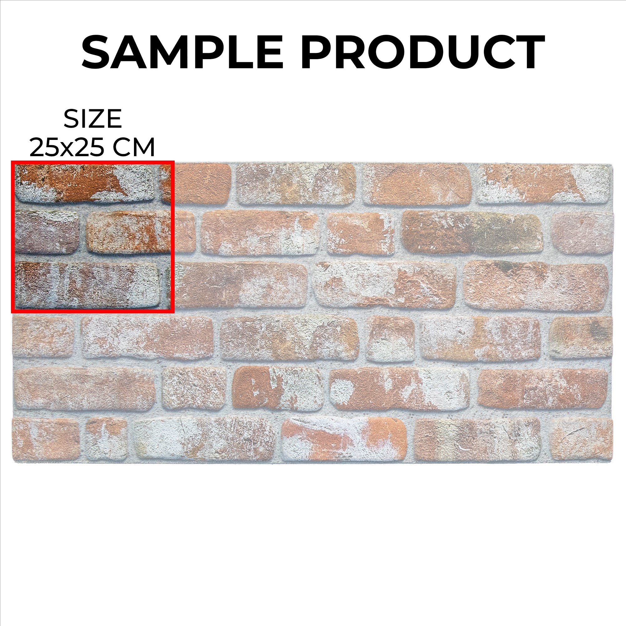 Sample Product 25x25 cm Old Temple L-1925 3D Wall Panels