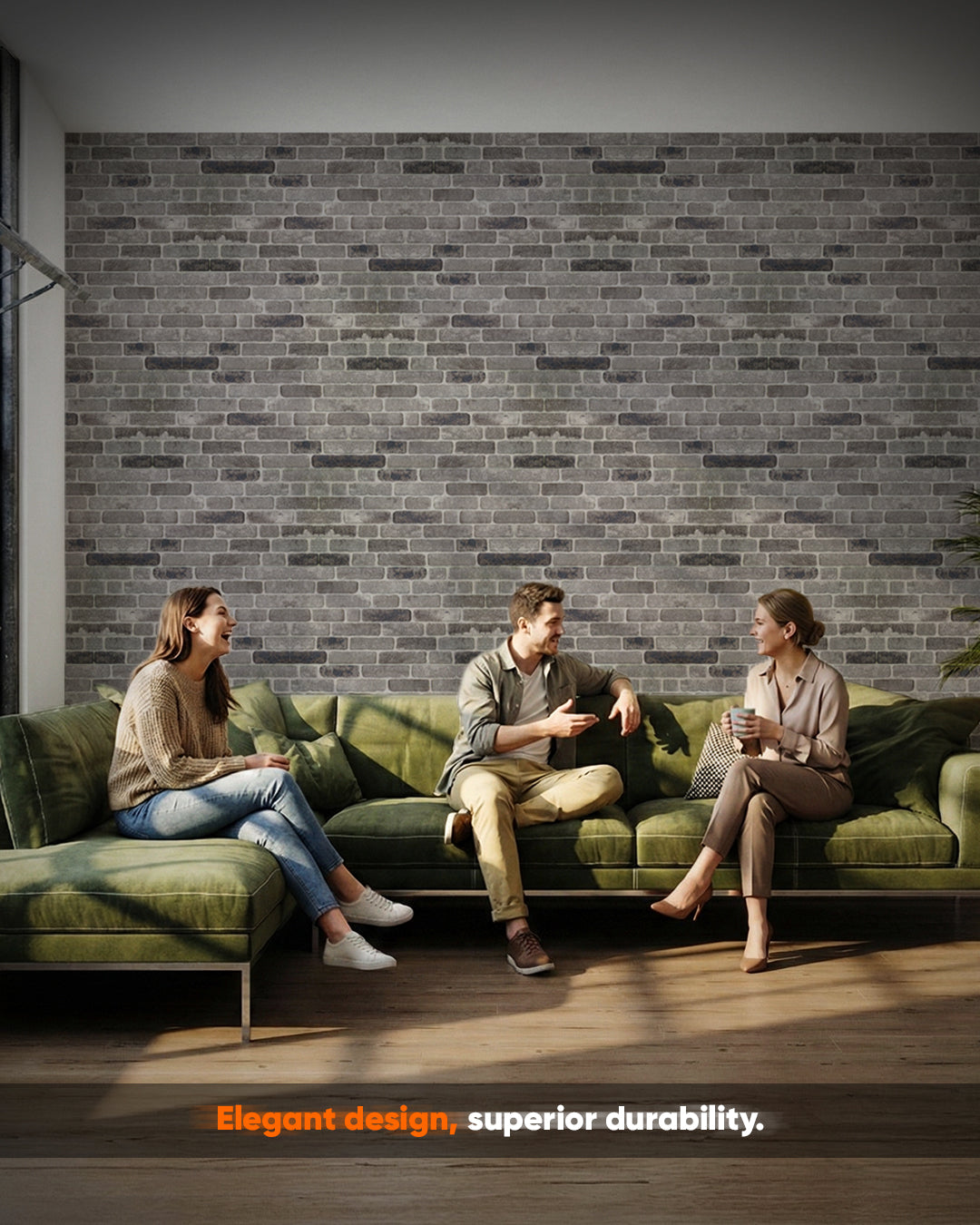 Path Of Gray L-1926 DIY Home Decor 3D Wall Panels