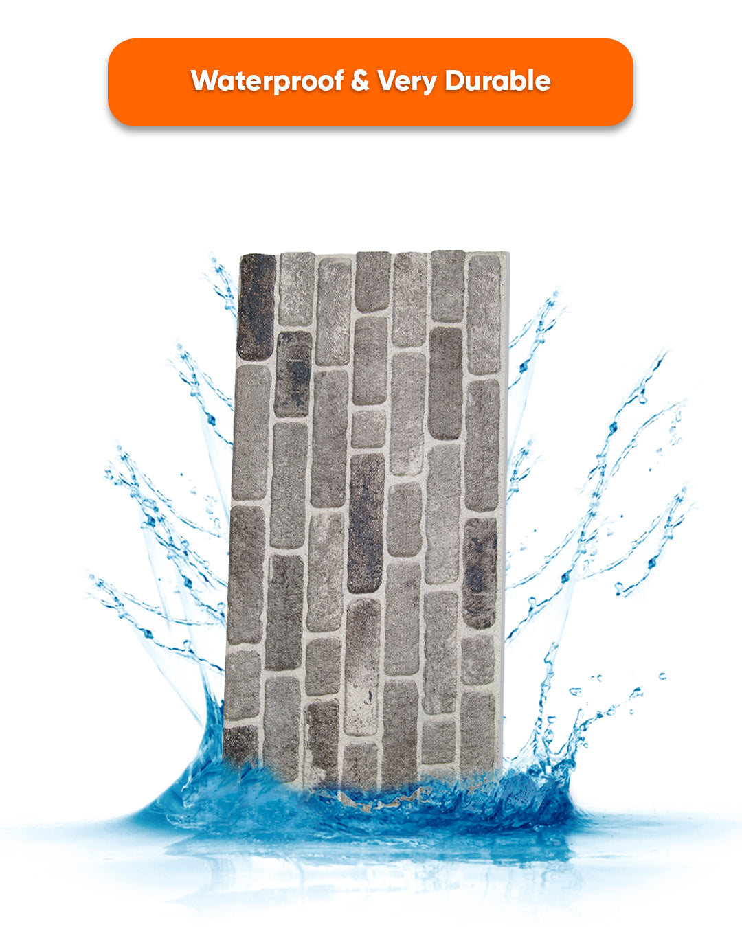 Path Of Gray L-1926 DIY Home Decor 3D Wall Panels