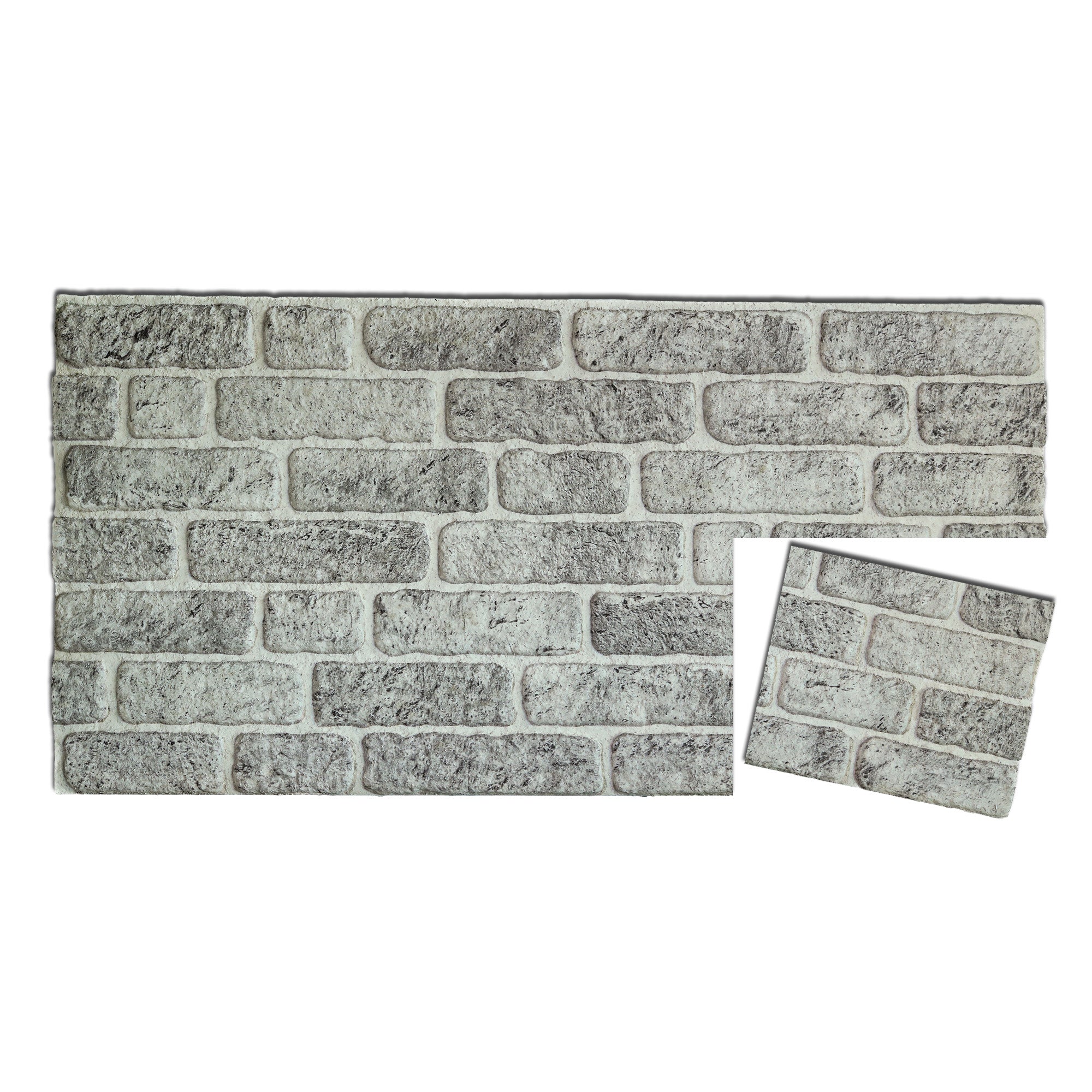 Sample Product 25x25 cm Oldbury White Grey L-1702 3D Decorative Wall Panels