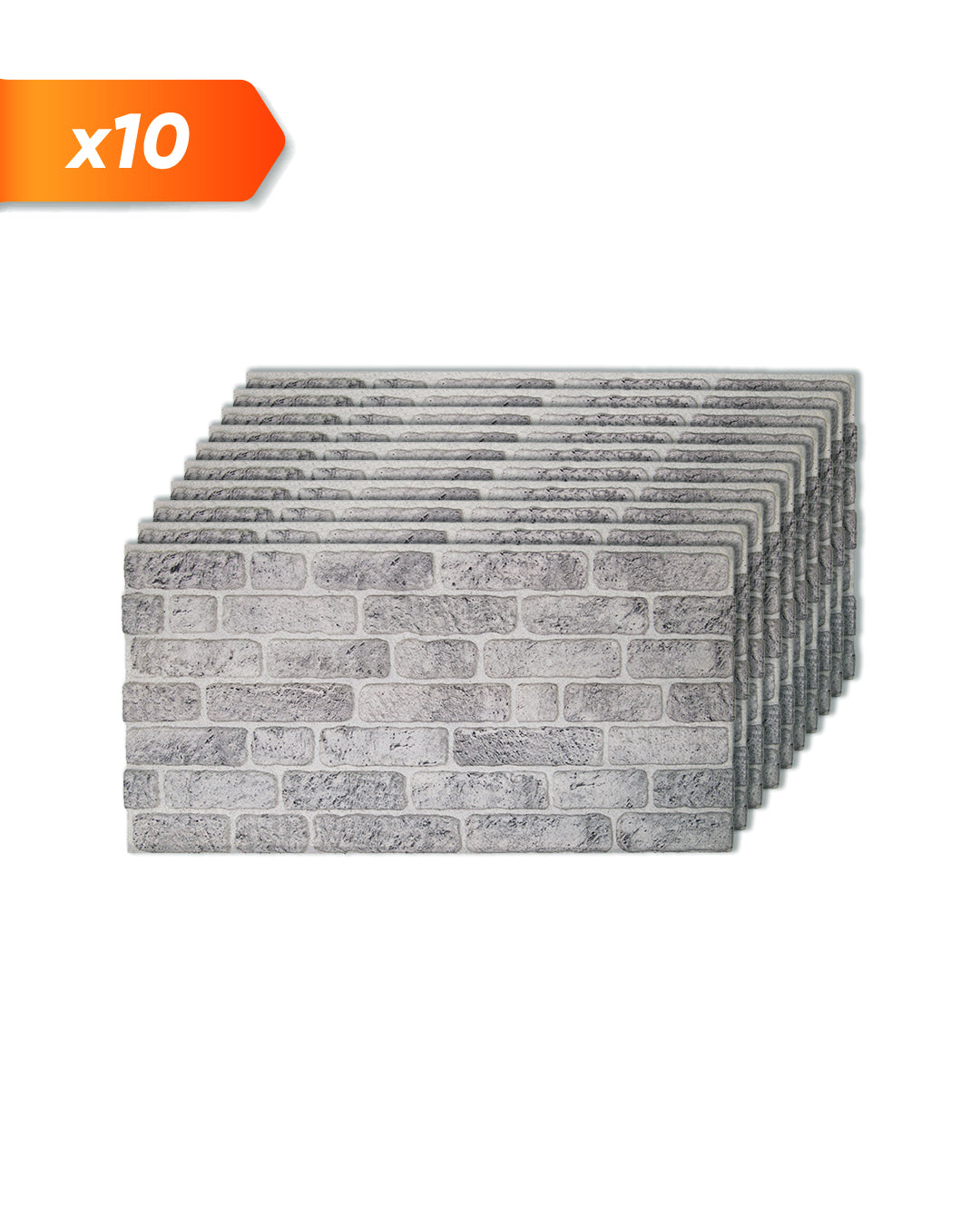 White Grey L-1702 3D Decorative Wall Panels