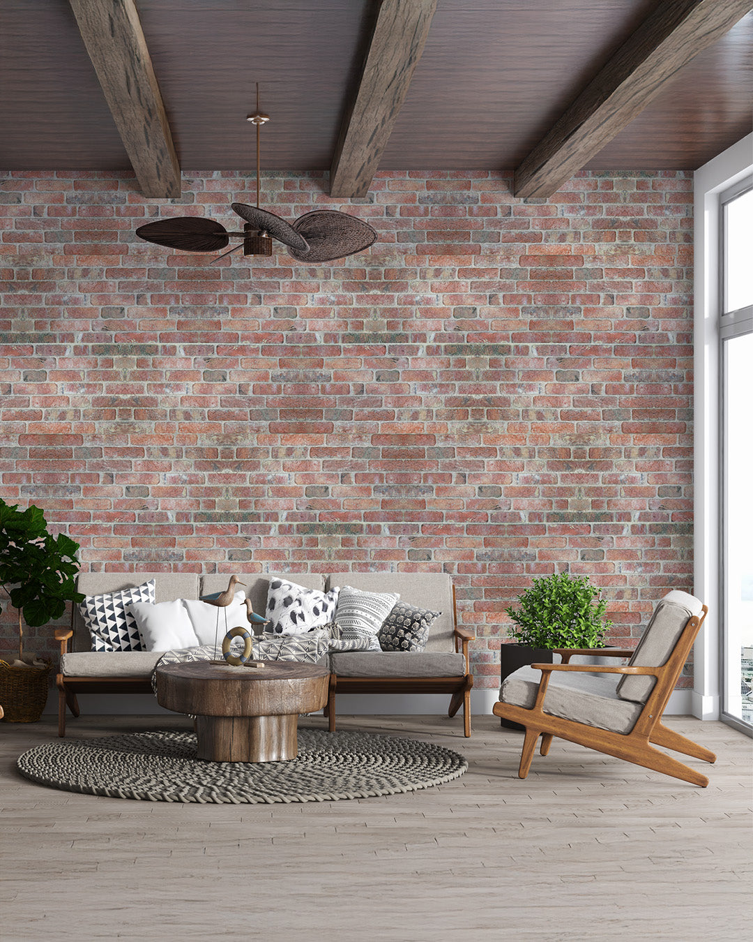 Stone Bridge L-1902 Brick Wall Panels