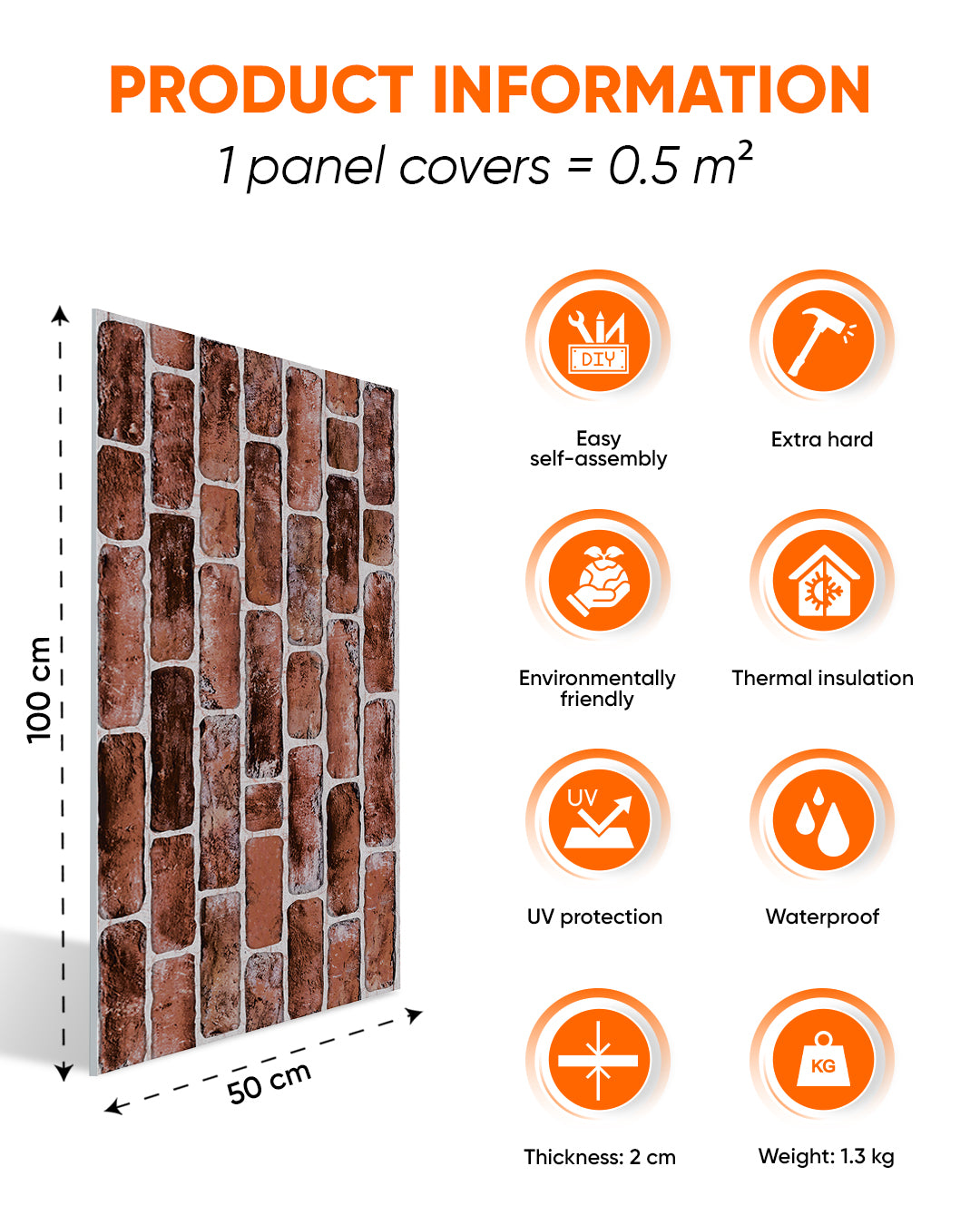 Honey Coffee L-1919 3D Wall Panels
