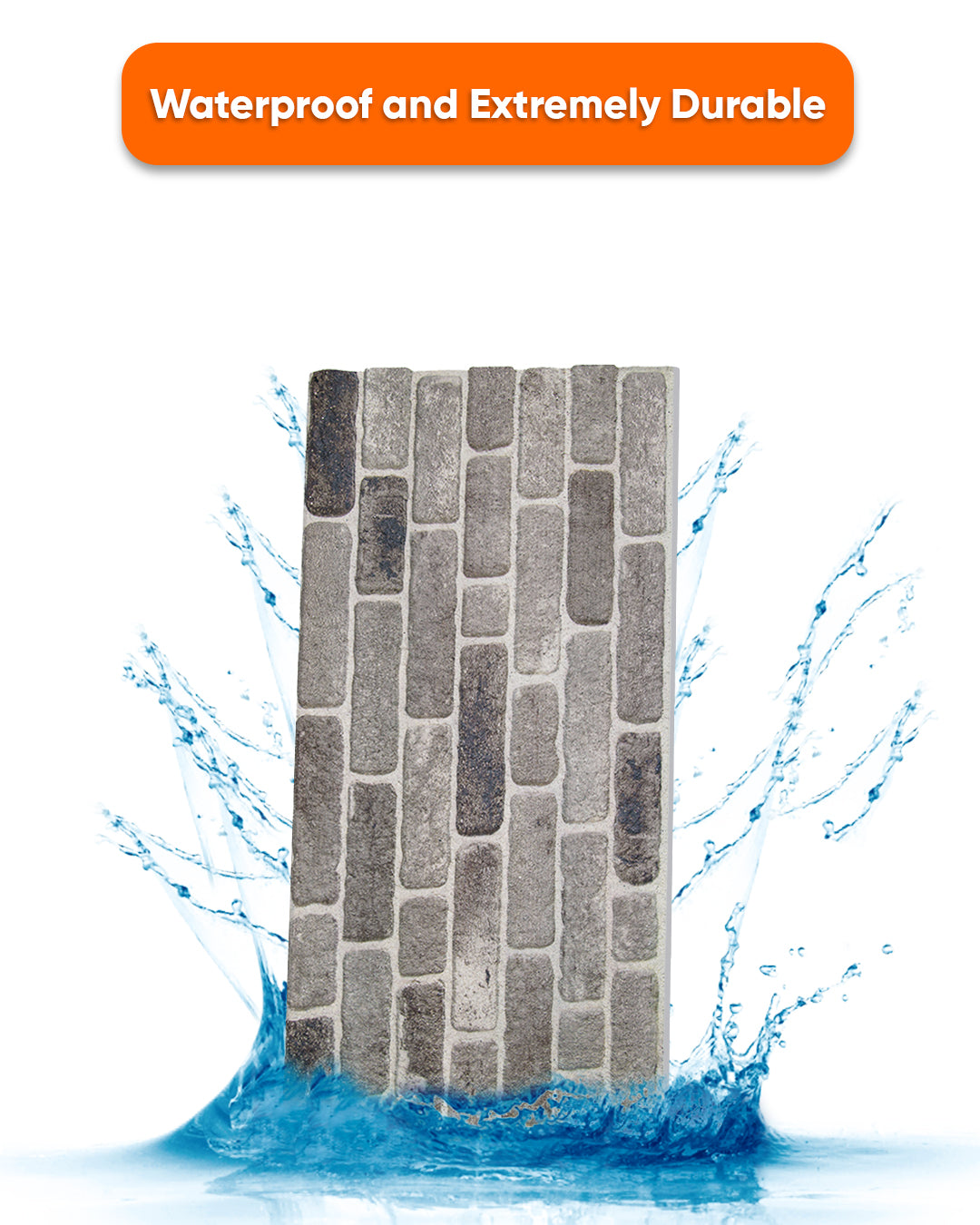 Path Of Gray L-1926 DIY Home Decor 3D Wall Panels