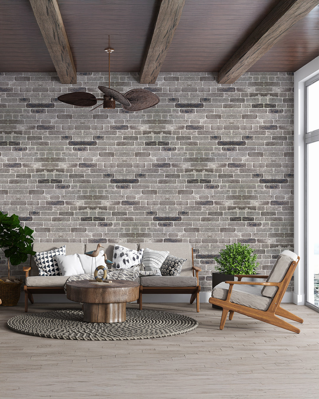 Path Of Gray L-1926 DIY Home Decor 3D Wall Panels