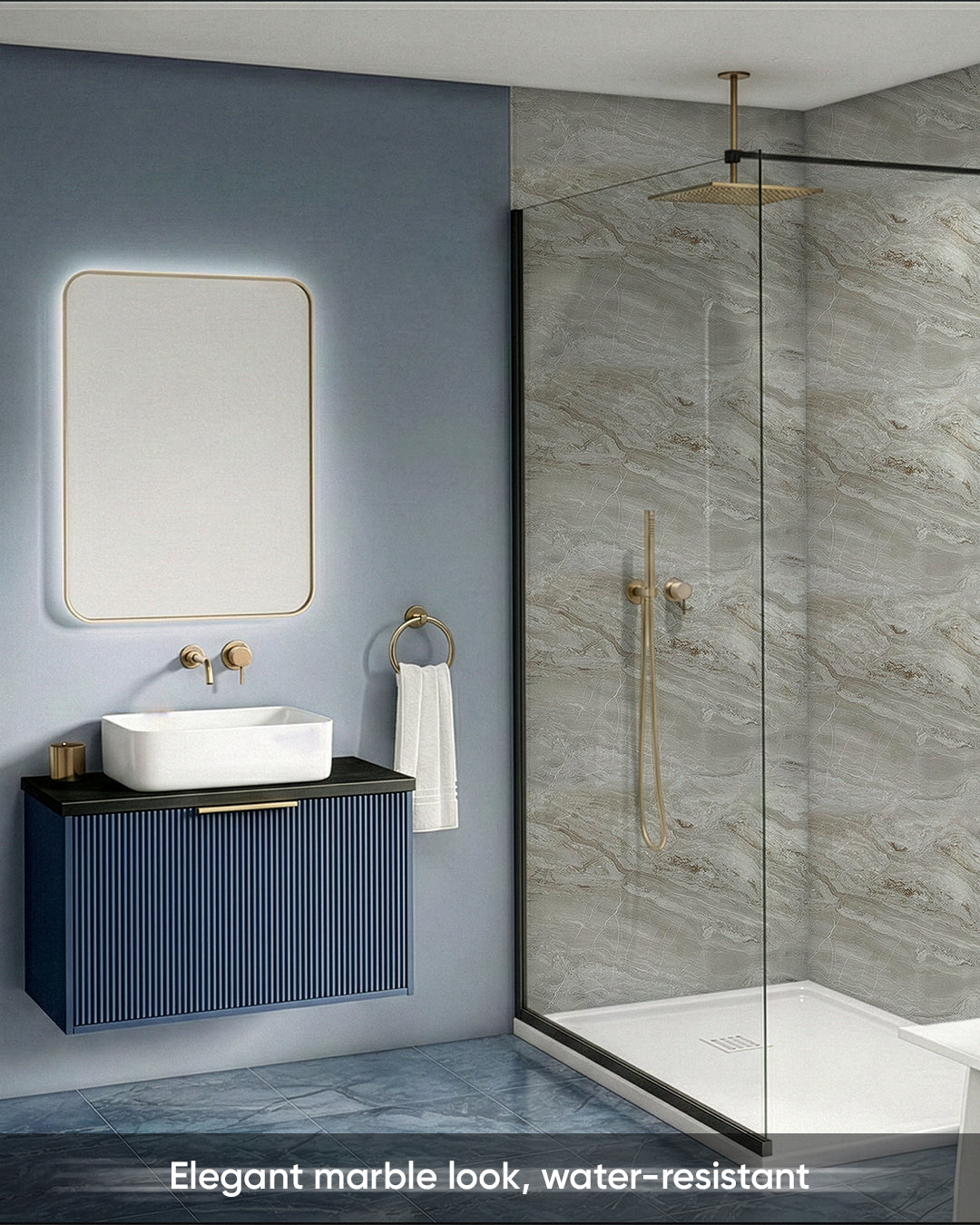 Mars Bubble Marble Look Wallpanels