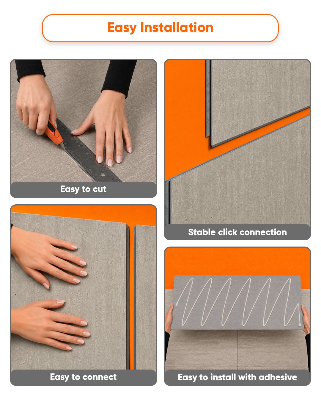 SPC Wall Panel 60×120 cm | Waterproof Wall Cladding | Infinite Elegance