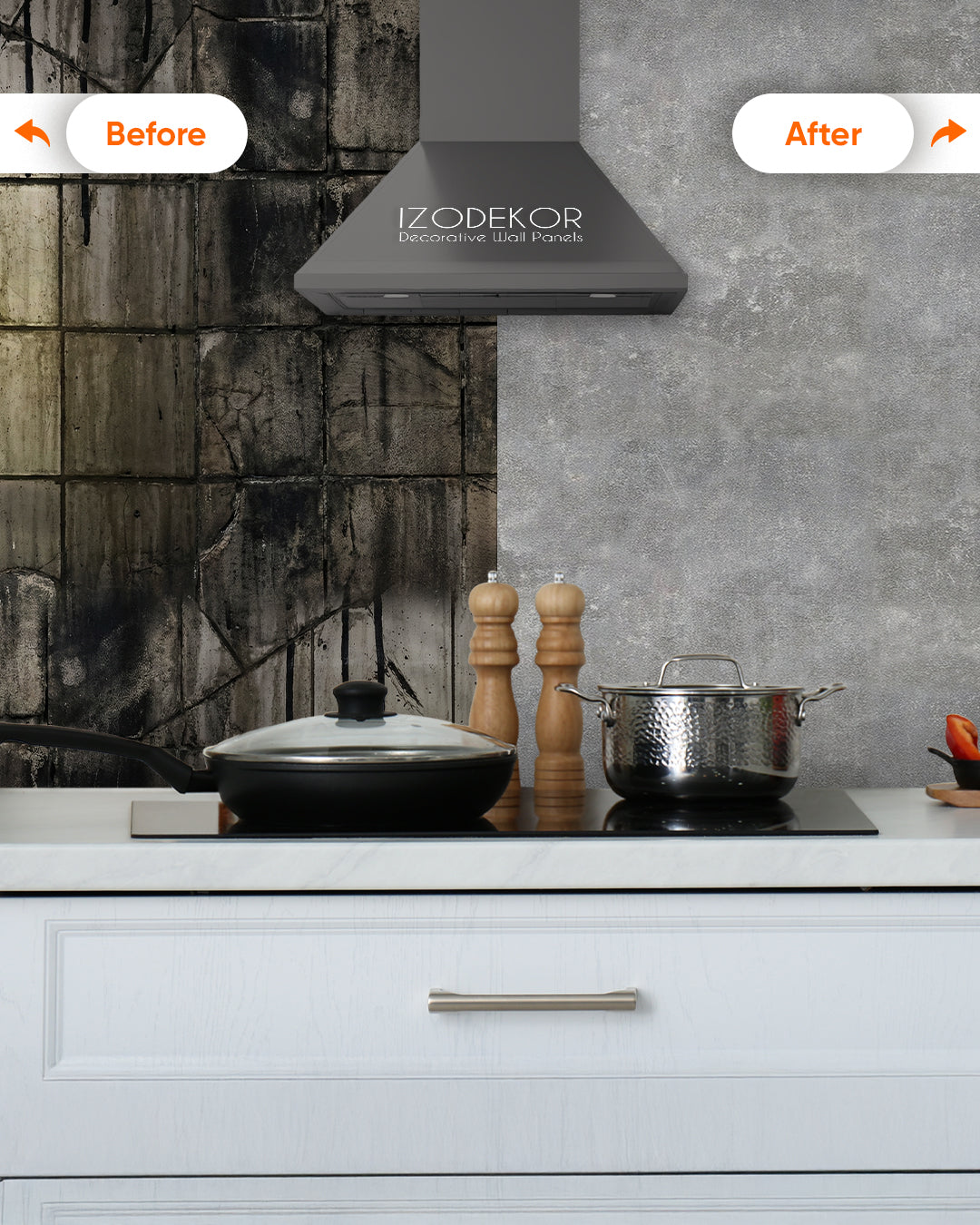 Moon Walk Marble Look Wallpanels