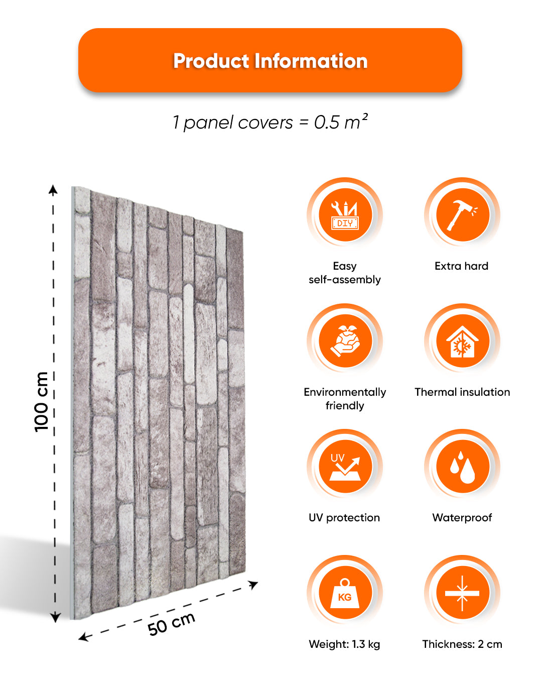 Cream Dream N-04 3D Decorative Wall Panels