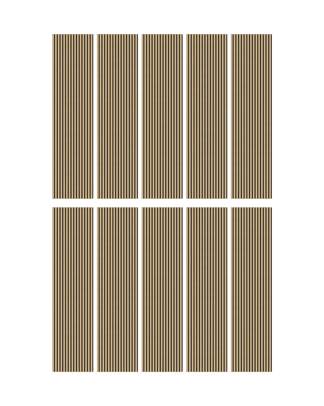 Natural Acoustic Wood Wall Panels