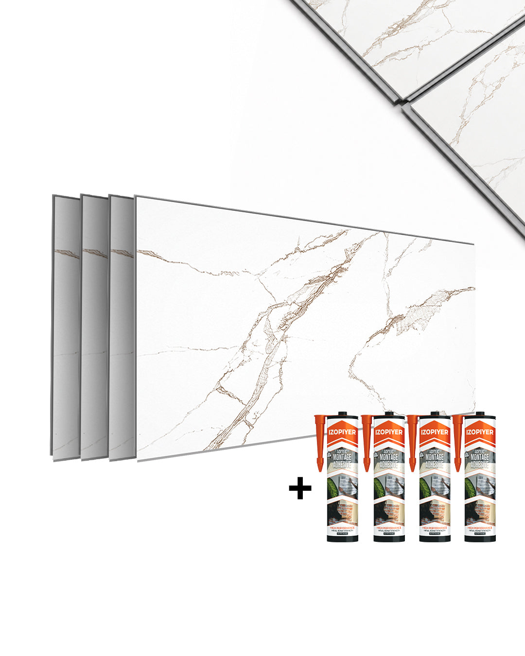 SPC Wall Panel 60×120 cm | Waterproof Wall Cladding | Nordic Calm
