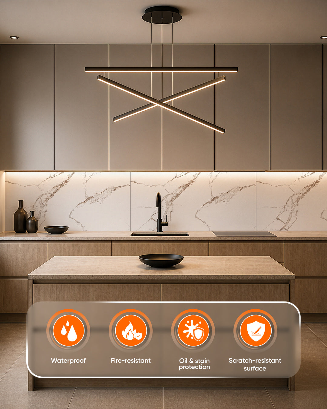 SPC Wall Panel 60×120 cm | Waterproof Wall Cladding | Nordic Calm