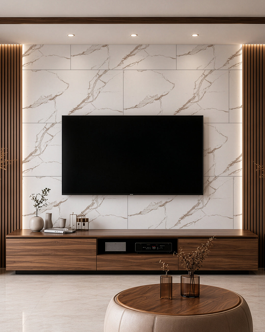 SPC Wall Panel 60×120 cm | Waterproof Wall Cladding | Nordic Calm