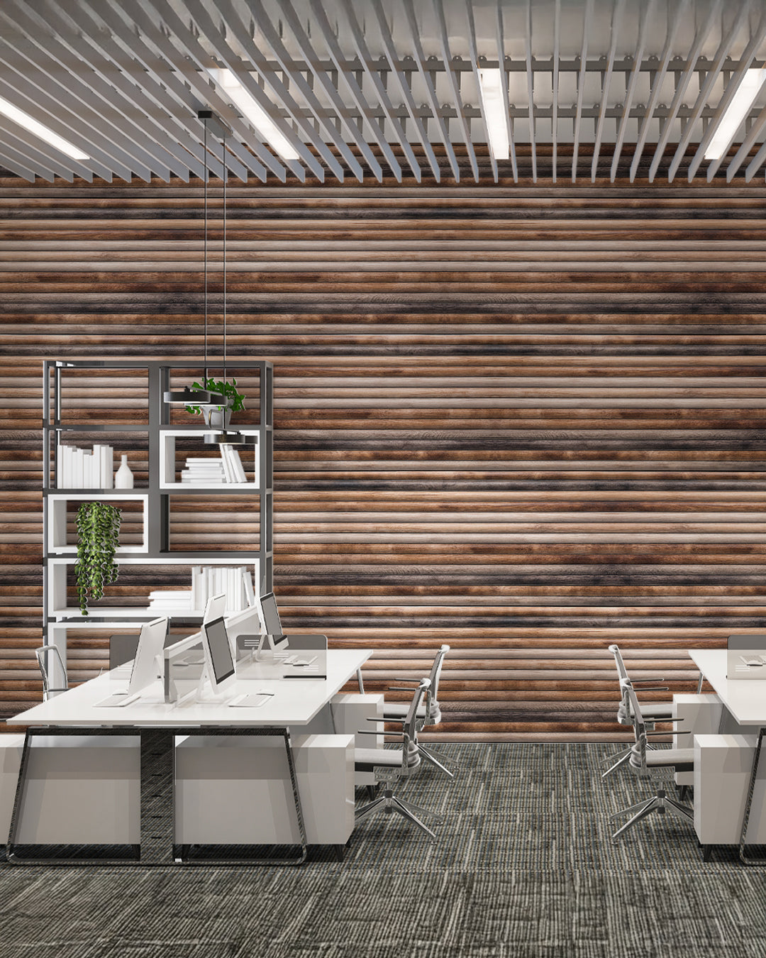 Wall Cladding Wood Look 50×100×2 cm | 3D Wall Panels Made of Styrofoam | Rustic Wood OP-02