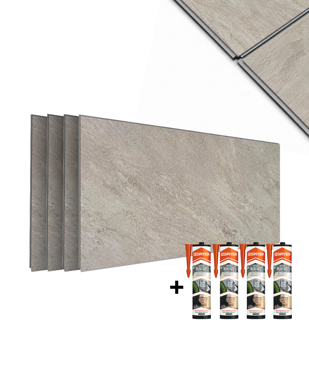 SPC Wall Panel 60×120 cm | Waterproof Wall Cladding | Sunset Luxury