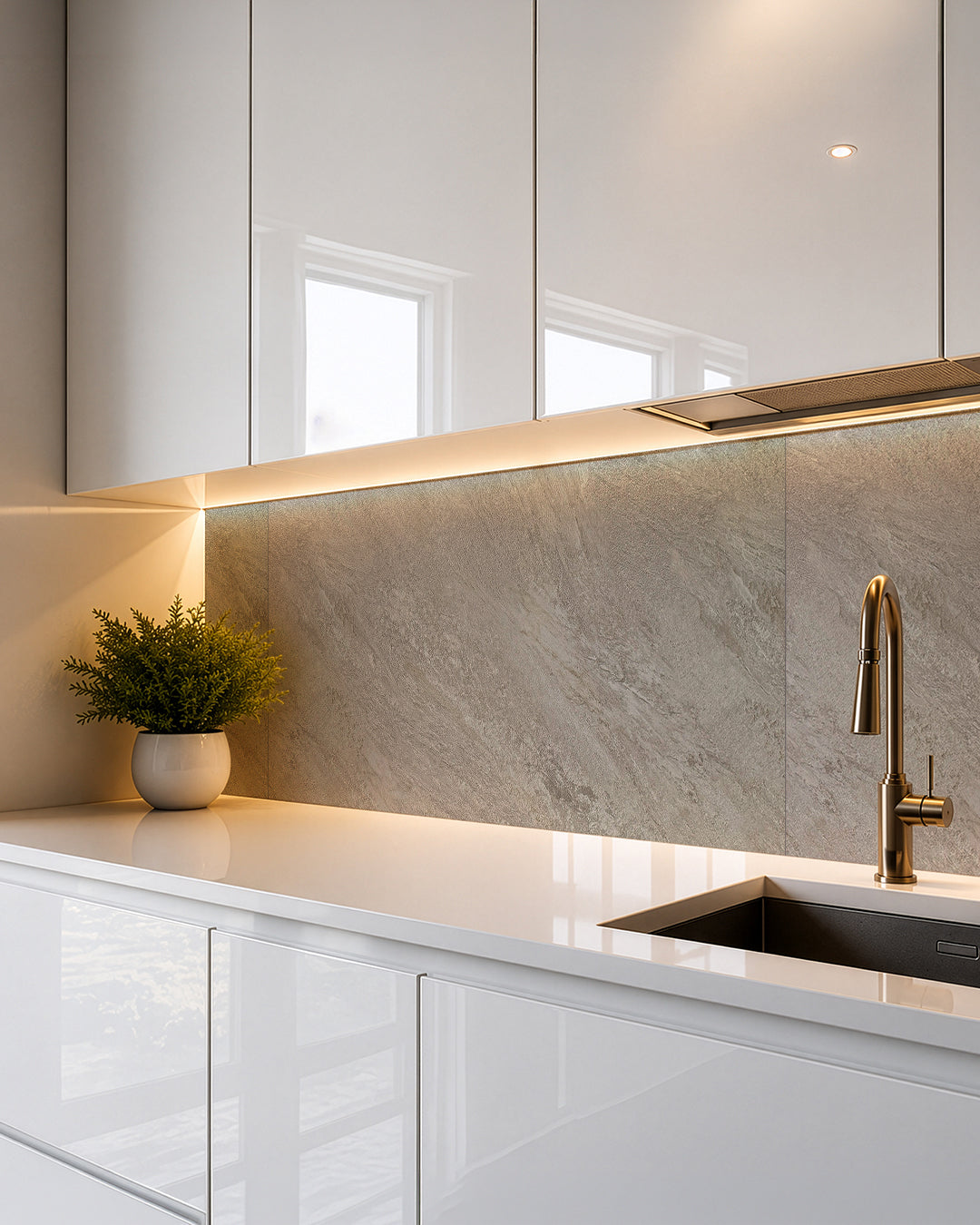 SPC Wall Panel 60×120 cm | Waterproof Wall Cladding | Sunset Luxury
