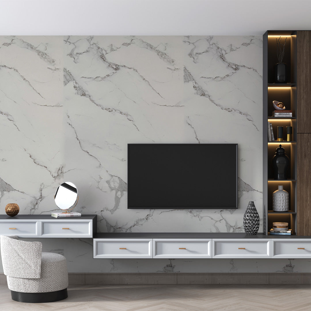 Carrara Marble Look Wallpanels