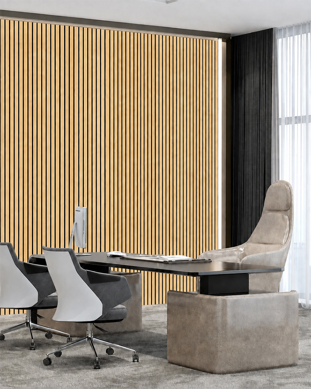 Vintage Acoustic Wood Wall Panels