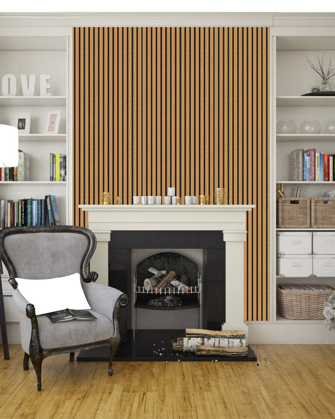 Vintage Acoustic Wood Wall Panels