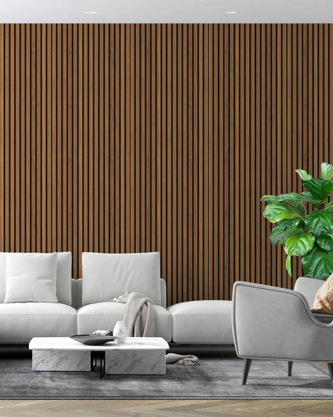 Walnut Acoustic Wood Wall Panels