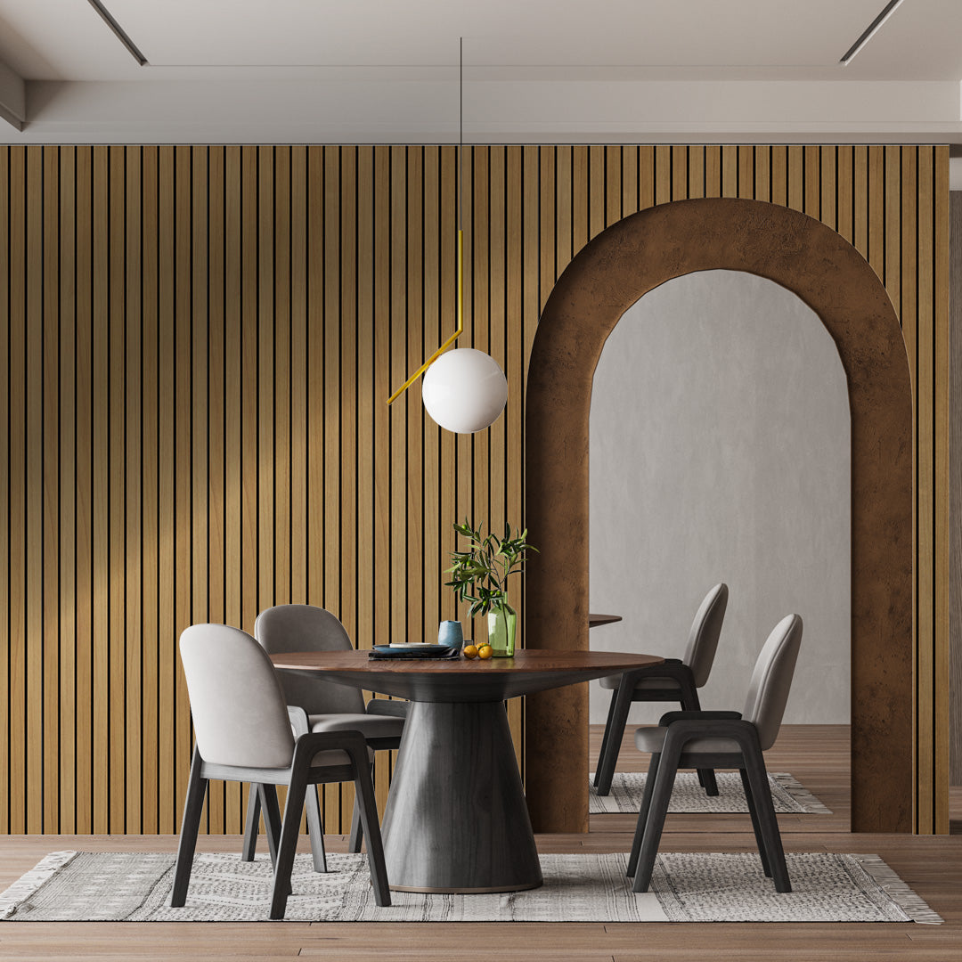  3D Wood Wall Panels  Acoustic for Interior Décor on