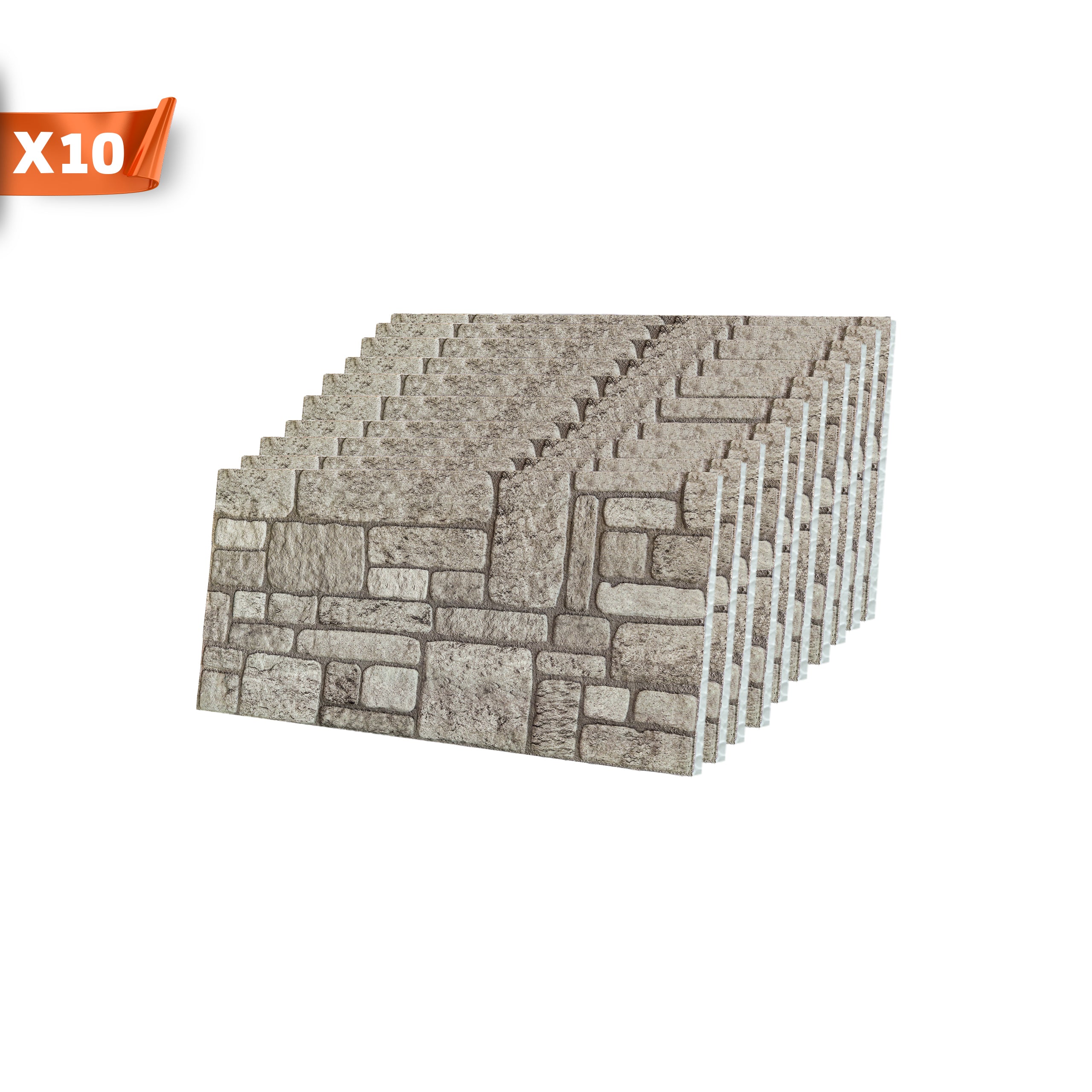 Backyard K-04 3D Brick Mixed Wall Panels