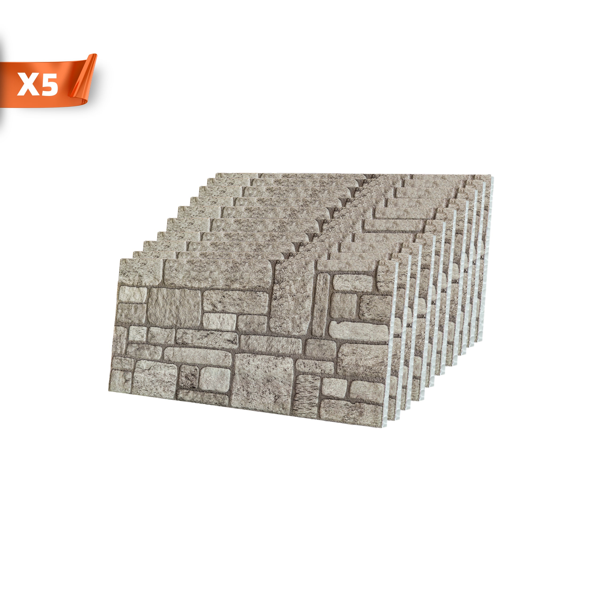 Backyard K-04 3D Brick Mixed Wall Panels