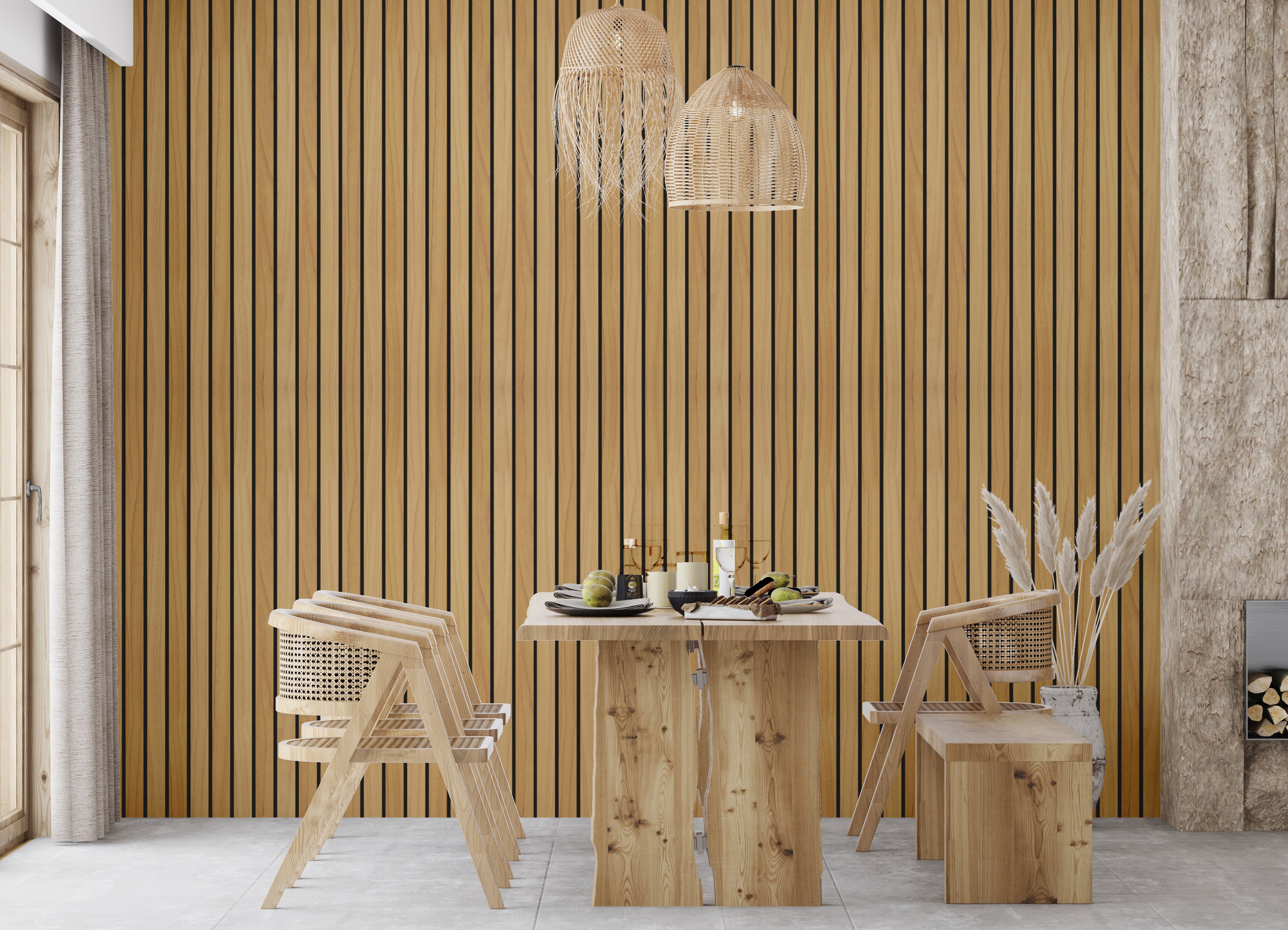 Light Wood AP-01  3D Acoustic Wall Panels
