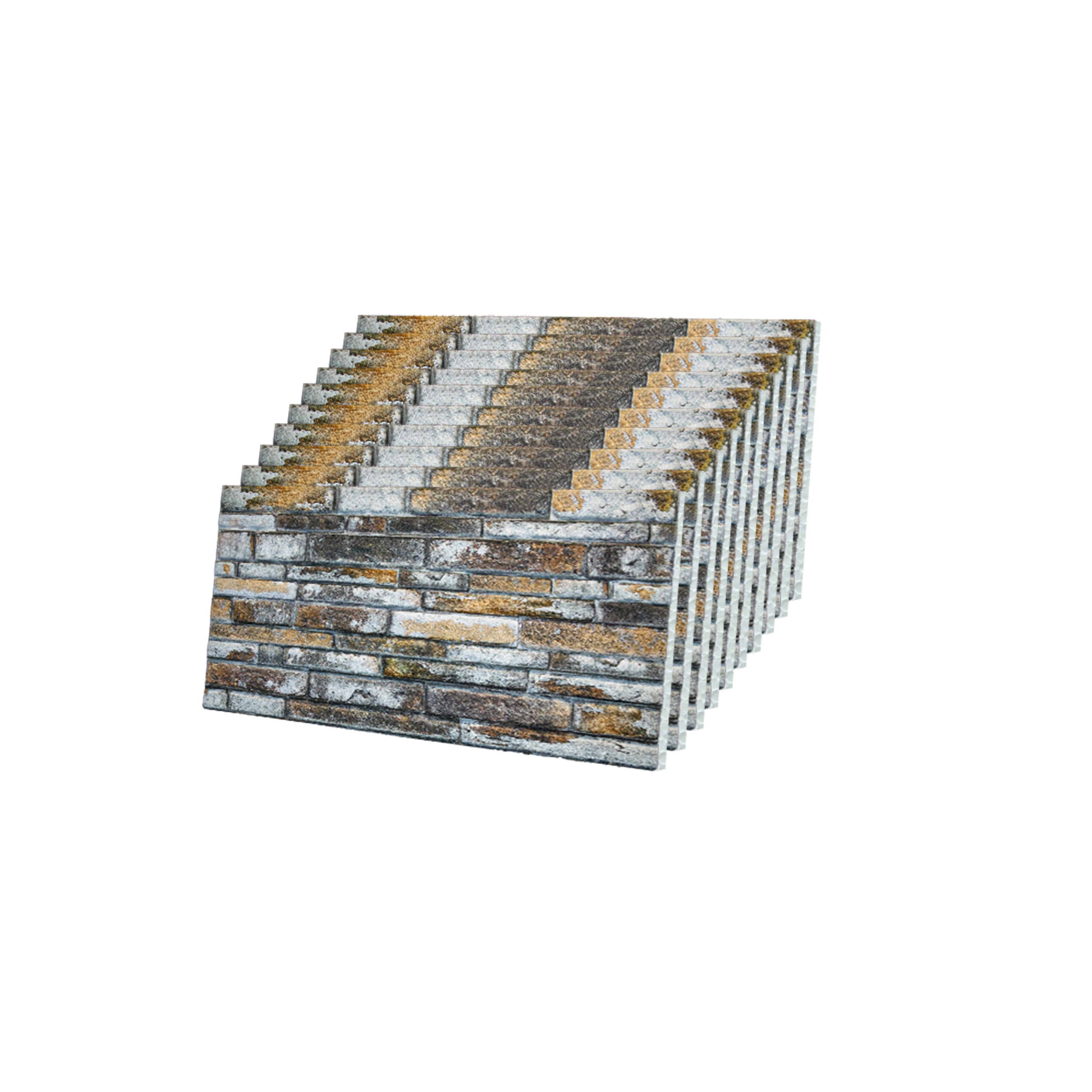 IZODEKOR Mountain Touch N-08 3D Bricks Effect Wall Panels