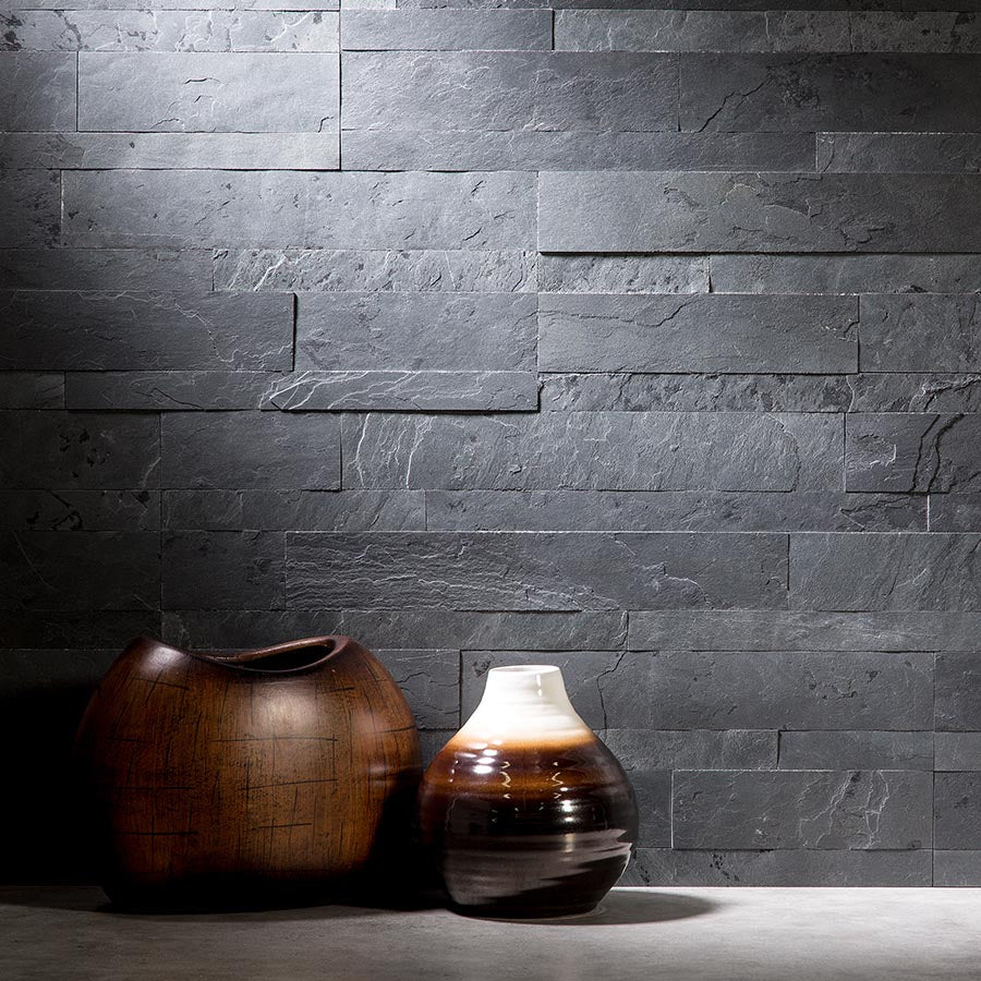 IZODEKOR Natural Black Stone Wall Panels izodekor-natural-black-stone-wall-panels